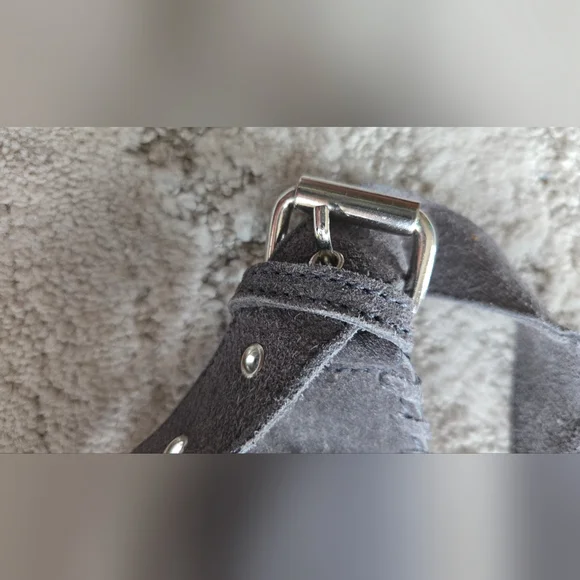 NWT, Raj, Gray Suede Belt Bag - Picture 4 of 7